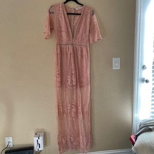 Pink dress